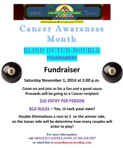 Microsoft Word - Cancer Awareness Month Tourney 11-1-2014.docx